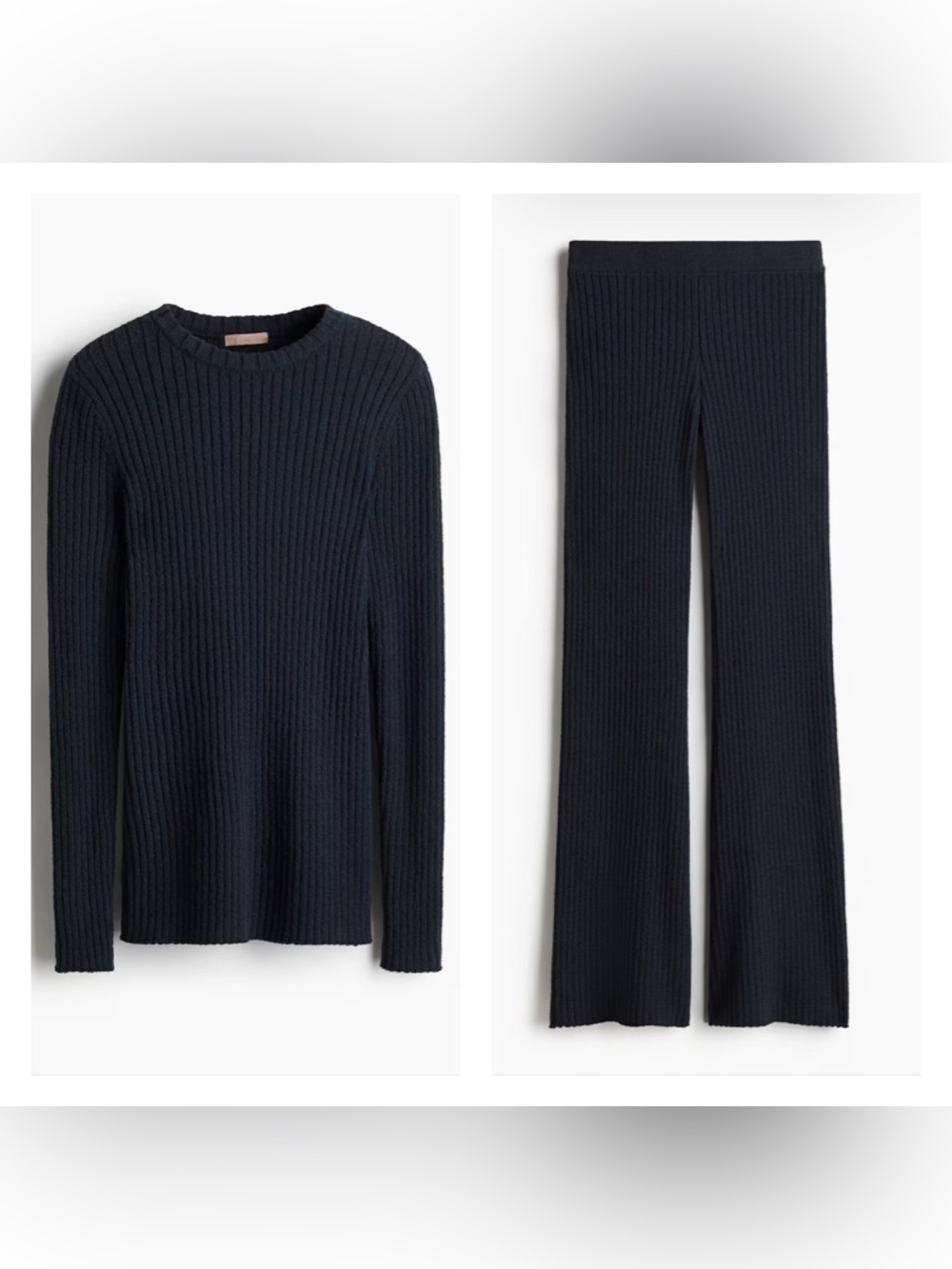 NWT H&M Ribbed Knit set